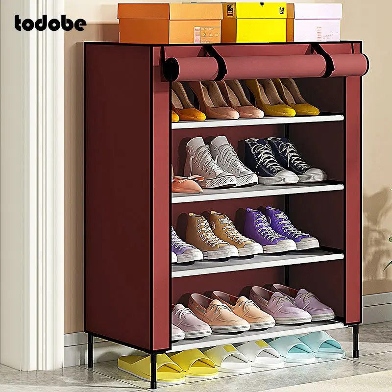 

Small Simple Shoe Rack Home Dorm Portable Removable Shoe Cabinet Hallway Space-saving Stand Holder Shoes Organizer Shelf