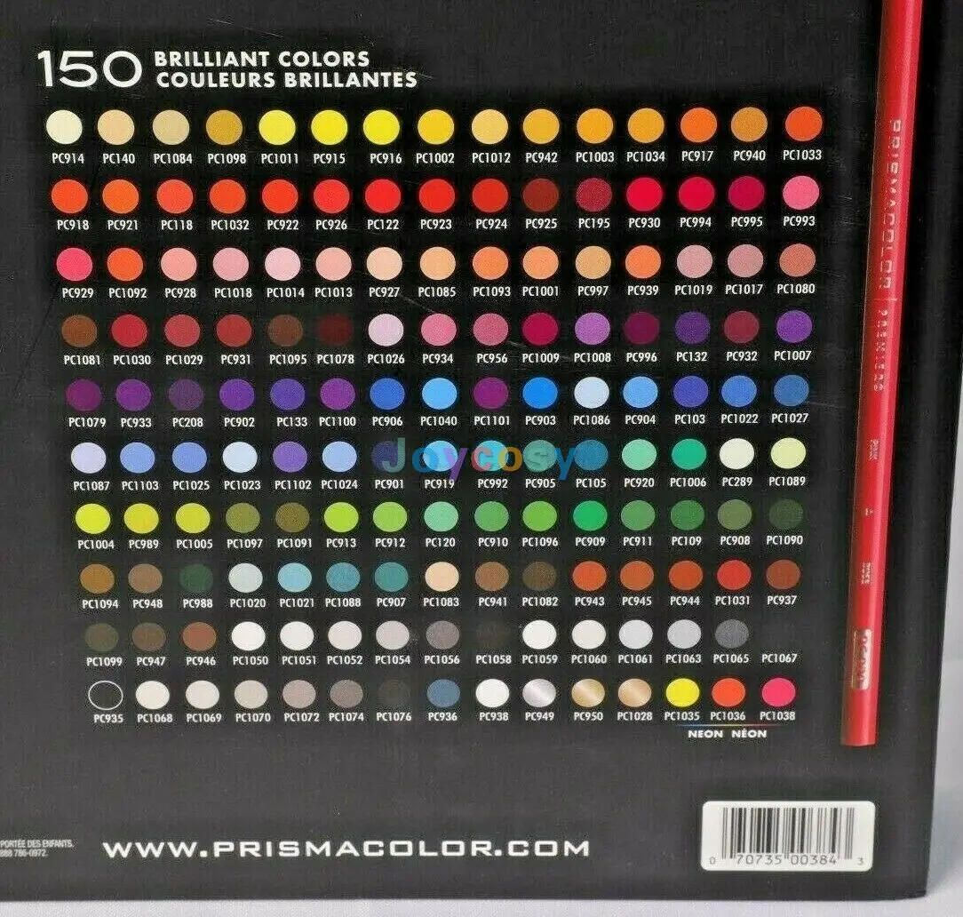 prismacolor 油性色鉛筆セット 150本 Prismacolorプレミア色鉛筆の完全なセット150アソートカラー