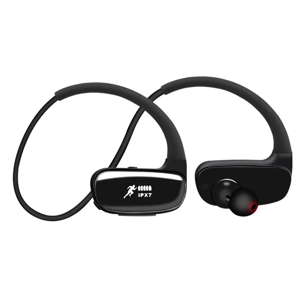 IPX7 swim Waterproof Headphones Wireless Bluetooth Earphone 16GB MP3 Player Stereo Music Earbuds Sports HiFi Headset For Iphone