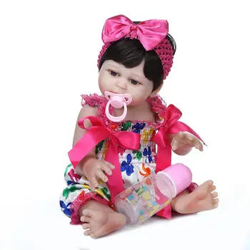 

RCtown 48CM Baby Dolls Realistic Handmade Girls Soft Silicone Toy Kids Gift