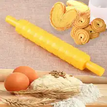 37 см Рождество тиснение Скалка выпечки печенье лапша печенье, фондан, пирог желтое тесто гравированные ролик