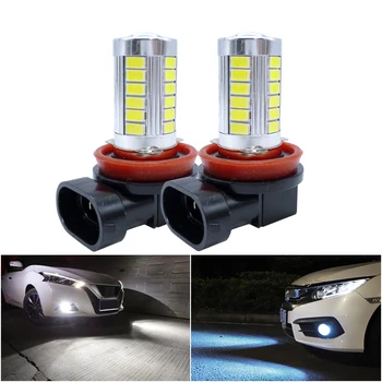 

2x Auto Led Bulb Lamp H8 H11 H7 9005 9006 HB3 HB4 Car LED Fog Light Bulbs For Lada Granta Priora Kalina Niva/4x4 Samara II