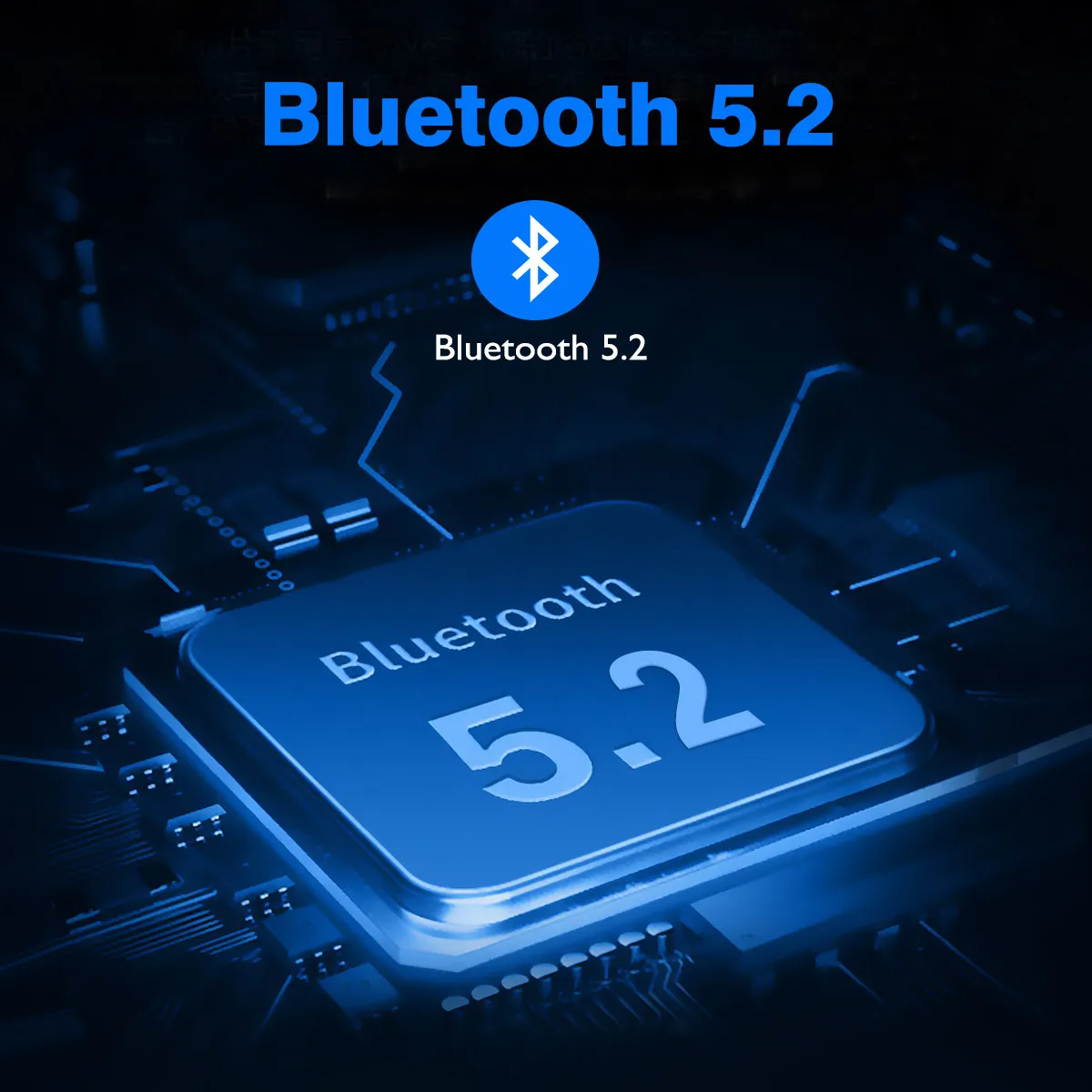 Oneodio sem Fio Fones de Ouvido com Microfone Tempo de Jogo Fones de Ouvido Estéreo para pc Bluetooth Dobrável Graves Profundos Telefone 80h V5.2 - Image 2