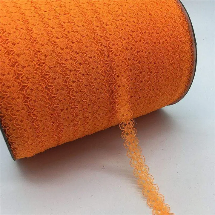 8   10Yards 14mm Lace Ribbon Bilateral Handicrafts Sofa Curtain Lace Fabric Accessories Handmade DIY Sewing Lace Skirt Bow Decor
