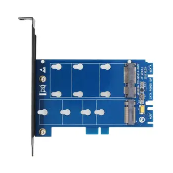 

Dual Interface M.2 NGFF to SATA and mSATA to SATA3 Adapter Card SSD Adapter Kit H3CA