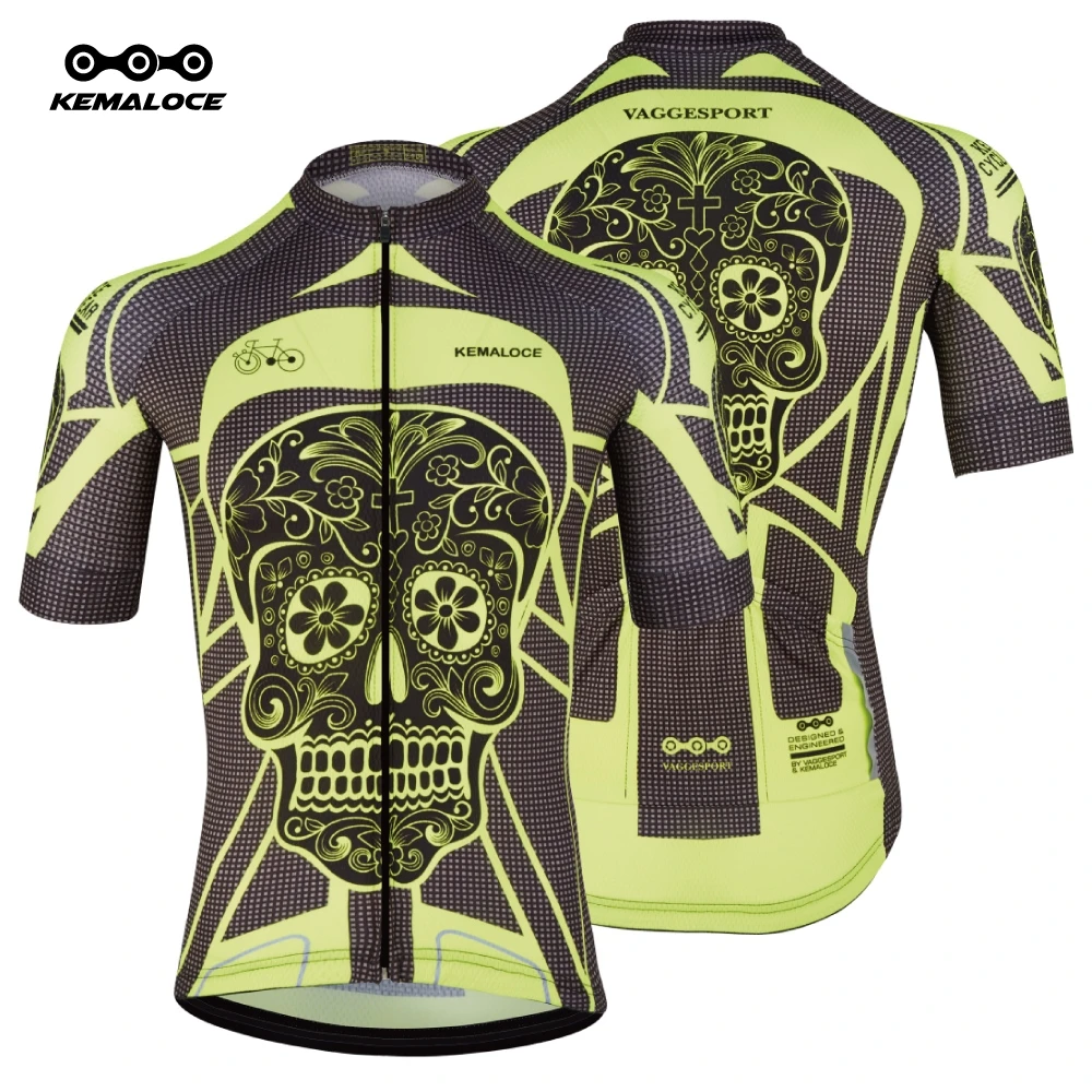 neon yellow cycling jersey