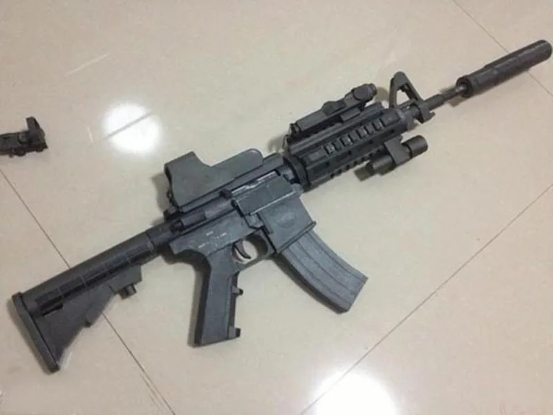 Бумажная модель сделай сам 85 см m4a1 оружие для нападения 3D рукоделие не может