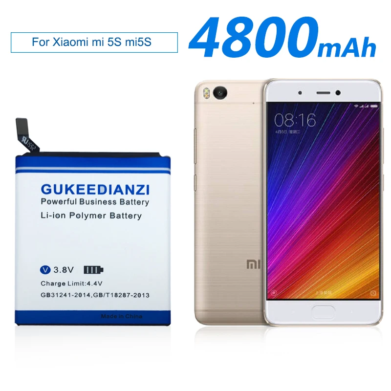 BM36 4800 мАч аккумулятор большой мощности для Xiaomi mi 5S mi 5S аккумулятор большой емкости+ бесплатный инструмент