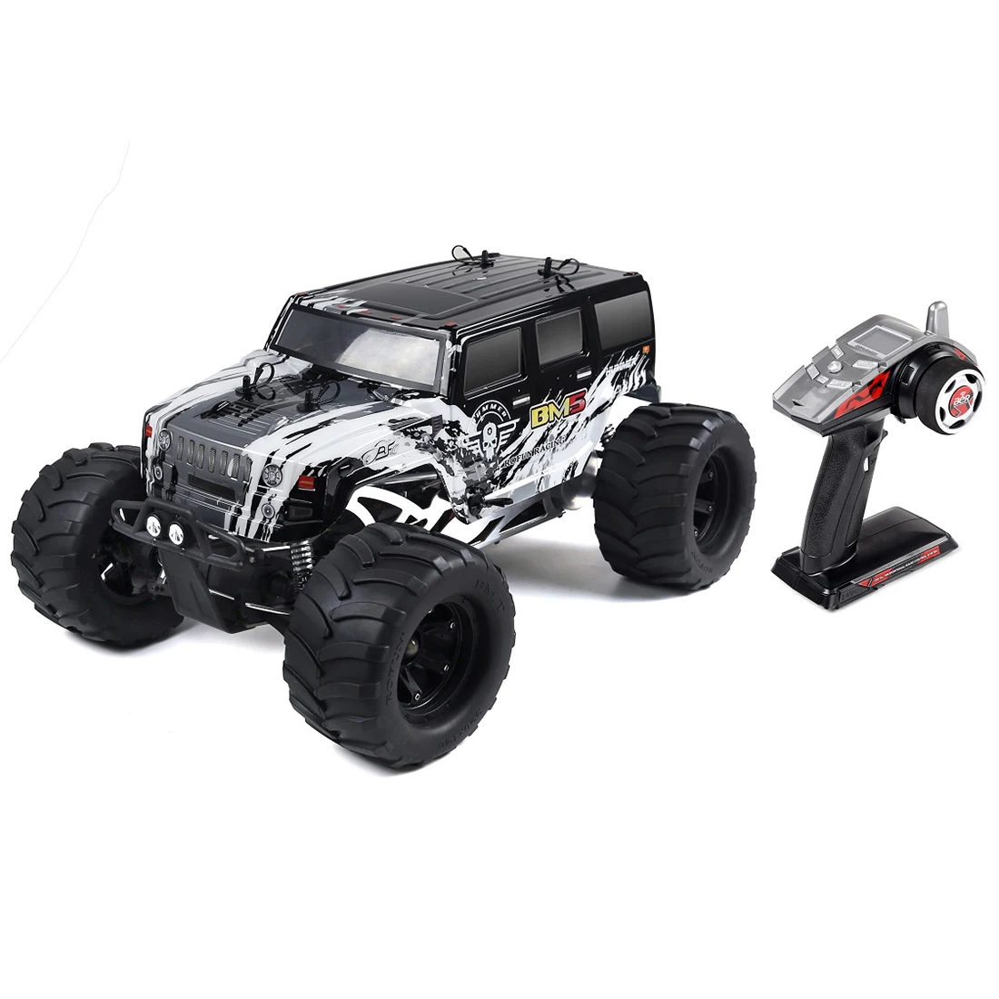 BM5 1:5 RC модель автомобиля Газовые двигатели 4WD большой ножной грузовик(автомобиль+ Газовые двигатели+ пульт дистанционного управления)(случайный корпус автомобиля)-версия RTR