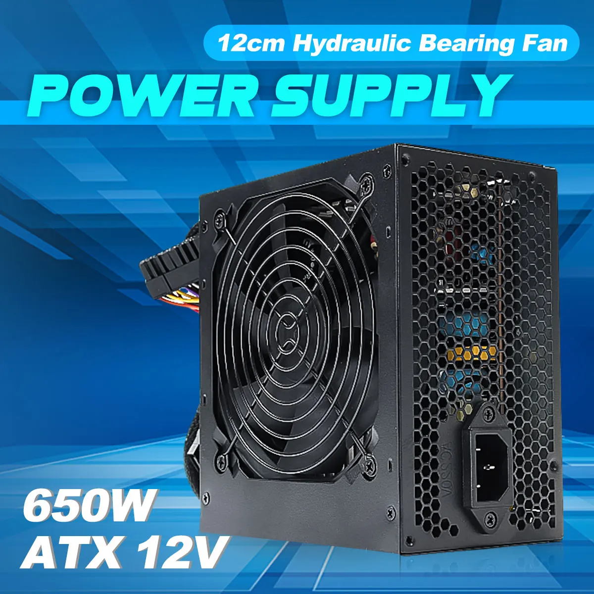 350W 650W Peak- PSU ATX 12V Gaming PC Power Supply 24Pin / Molex Sata 12CM Fan Computer For BTC | Компьютеры и офис