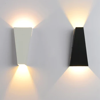 

Modern Wall Lamps Iron 10W Sconce Bedroom Bedside Applique Murale LED Warm White Wall Lamp Staircase Aisle Home Lights White