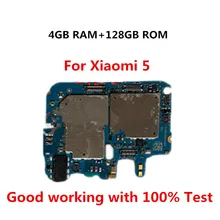 Мобильная электронная панель Материнская плата разблокированная с чипами схемы гибкий кабель для Xiao mi 5 mi 5 M5 mi 5 4GB+ 128GB