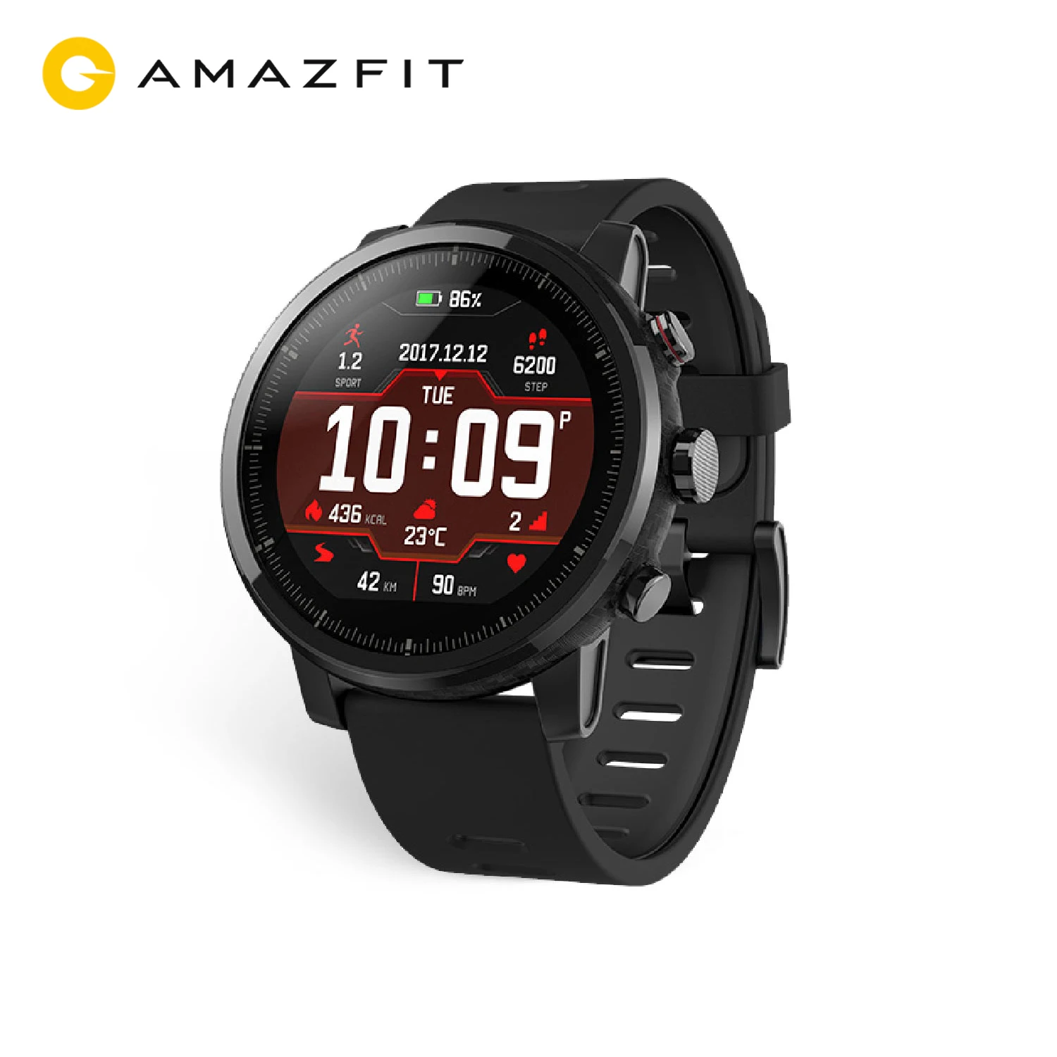 Amazfit Stratos Smartwatch  GPS Smart Watch For men Calorie Count 50M Waterproof Bluetooth-compatible for Android iOS Phone