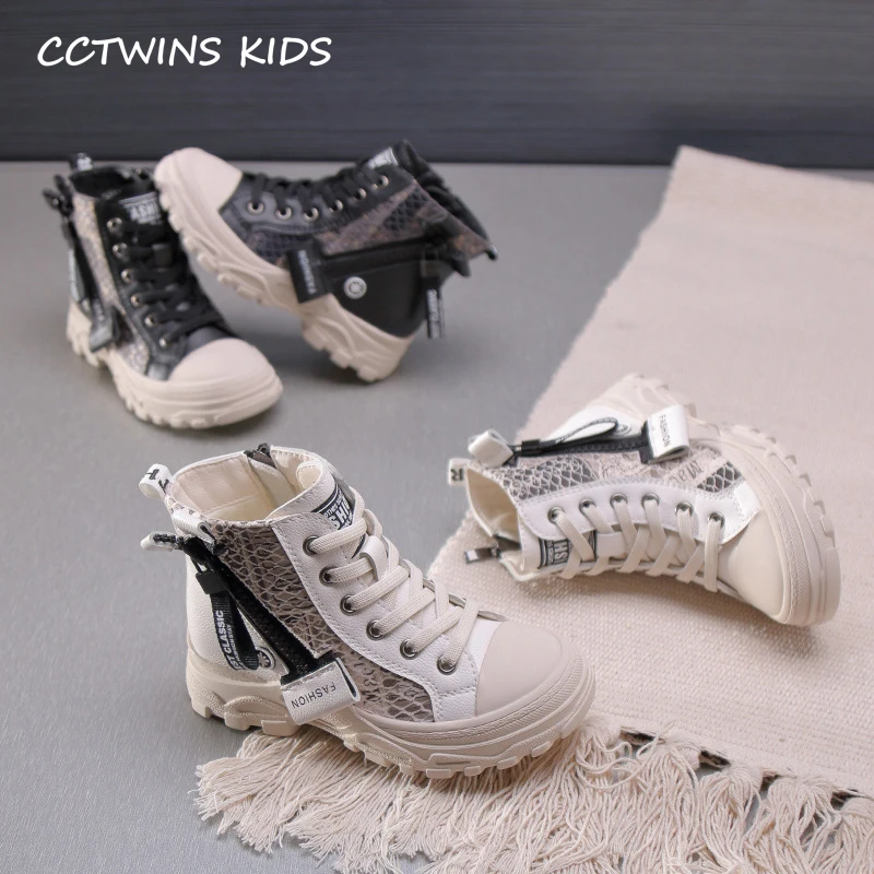 CCTWINS/детская обувь; коллекция года; сезон осень; Модные дышащие ботинки martin для девочек; повседневная черная обувь для мальчиков; нескользящие ботинки; MB033