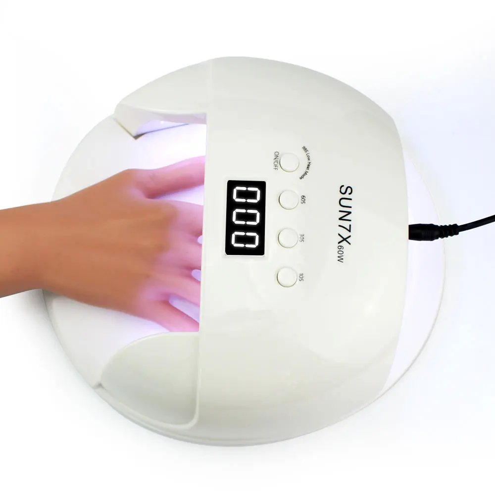 

Sun7X Pro UV LED Lamp For Nails Max60W For Manicure Machine Drying Nail Polish With LCD Display 30Leds Nail Dryer Nail Art Tools