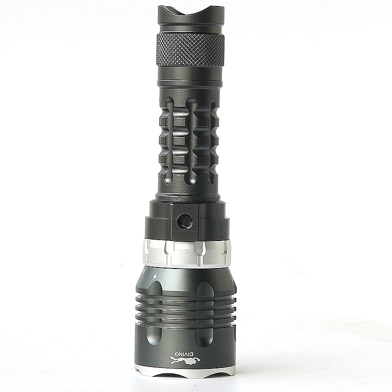 Litwod Z20D13 Led Diving Flashlight torch High Brightness XML L2 Professional Diving fishing under Waterproof for Swimming