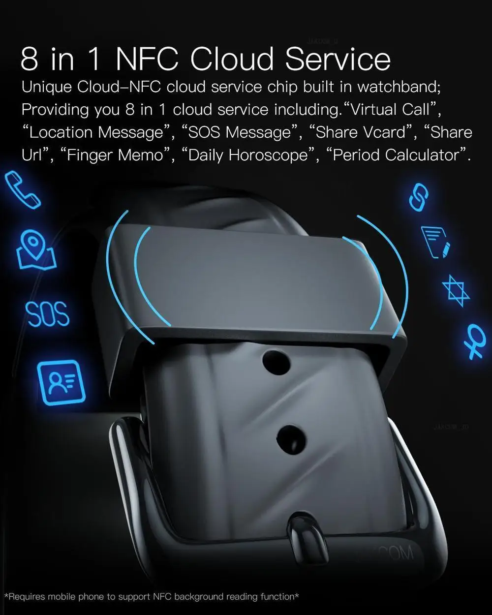 Smartver com Nfc Inteligentes dos Homens Esportes de Fitness Jakcom Nuvem Chip Chamada Pulseira Relógios Rastreador Freqüência Cardíaca Pressão Arterial b6 26 Pulseiras inteligentes