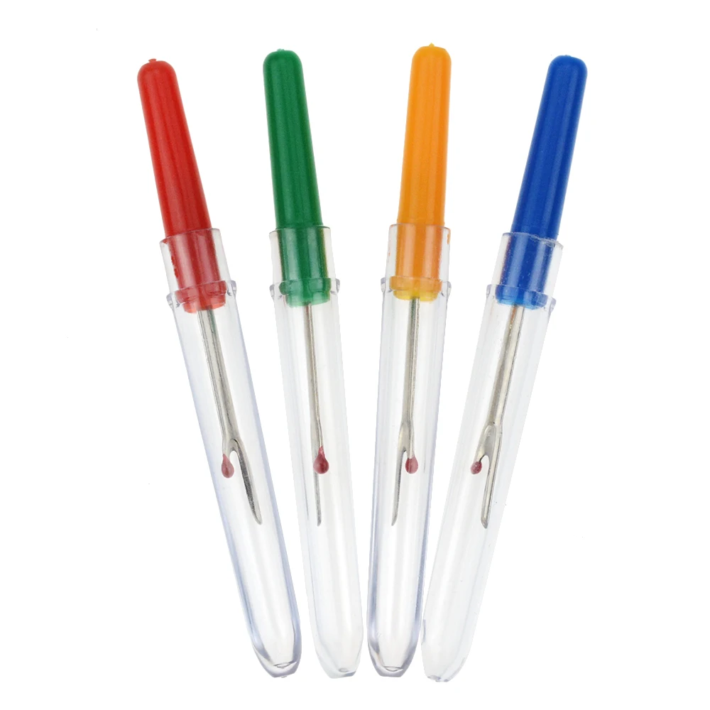 4Pcs/Set Plastic Handle Craft Thread Cutter Seam Ripper Stitch Unpicker Sewing Tool Cross-Stitch Sewing Thread Remover - Image 3