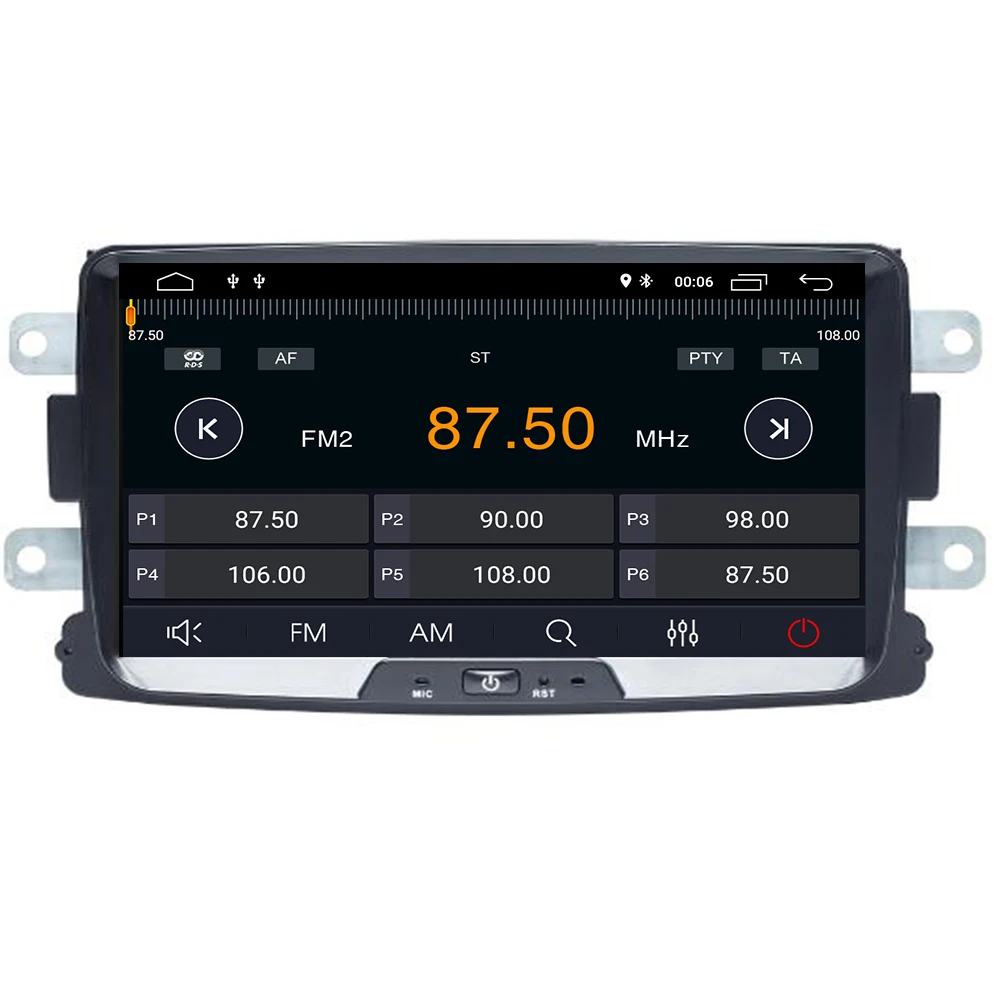 Автомобильный мультимедийный плеер IPS DSP 2din Android10 головное устройство для
