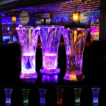 

Flashing Cup LED Acrylic LED Cup Luminous Cups Water Sense Colorufl Luminous Cup Mug for Wedding/Party/Bar 400ml Fashion
