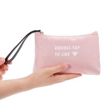 

1 PC Waterproof Makeup Bag Lightweight Portable Letters Cosmetic Bag Make Up Brushes Tools Storage Orangizer Bag Makeup Bag New