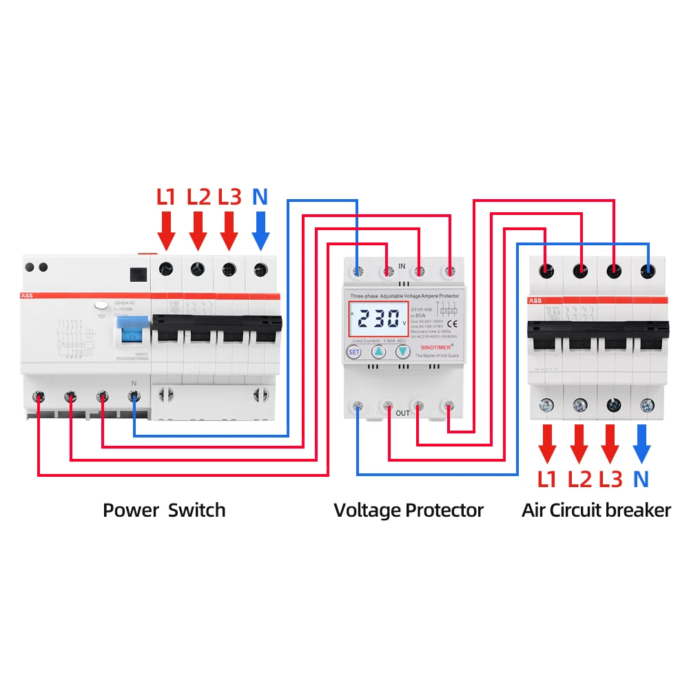 230V AC Mains Over Voltage Protection Circuit Diagram