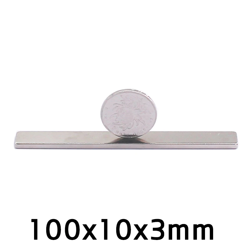 

5/10/30pcs N35 Rectangular magnet 100*10*3 mm Super Strong Neodymium magnet 100MM X 10MM X 3MM Block NdFeB magnets 100X10X3mm