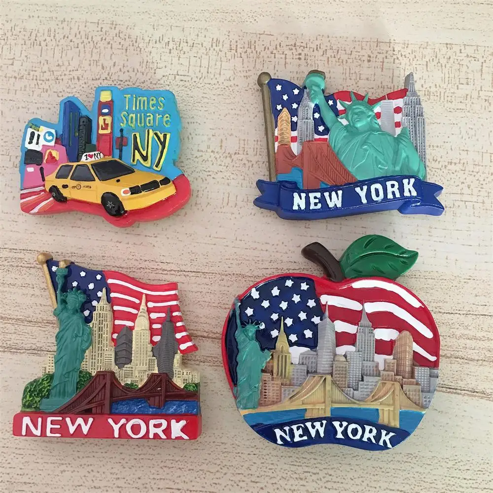 2020 Creative New York Travel Souvenirs Fridge