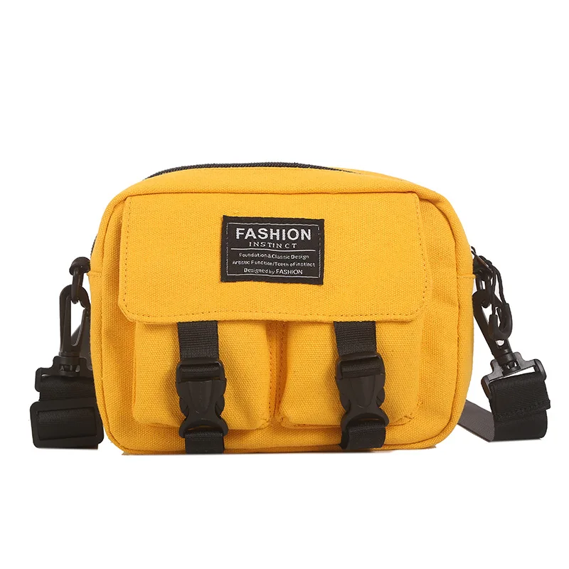 

Canvas Bag Women's New Korean-Style Casual Shoulder Bag Lady Ins Messenger Bag Fashion Girl Cute Canvas Shoulder Corssbody Bag