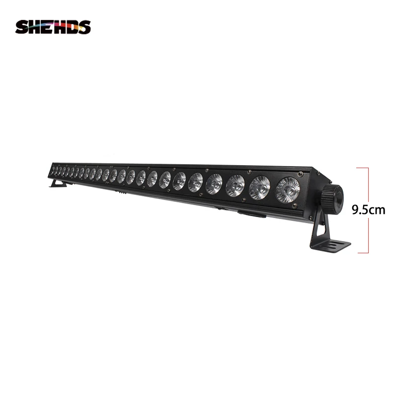 

4PCS 24x9W LED RGB 3in1 Led Wall Wash Light 3/7/24/28CHs Led Bar Wash Stage Light Music DJ Disco Party Wedding Indoor SHEHDS