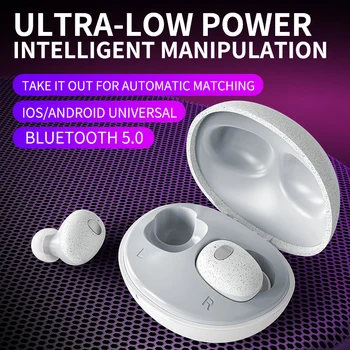 

Lyenn T2 TWS True Wireless Earphones Earbuds Mini Bluetooth 5.0 Headsets IPX7 Waterproof Auto Pairing for Sports Running