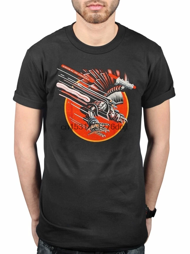 Official Judas Priest Screaming For Vengence T-Shirt Hell Bent Leather Turbo | Мужская одежда