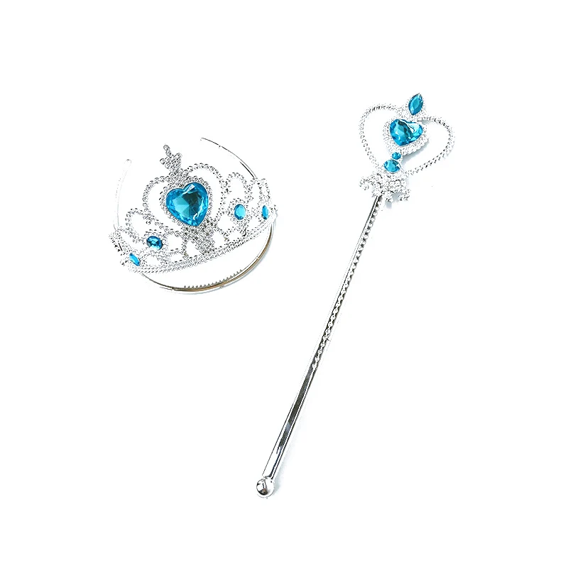 

Girls Elsa Anna Gift about Cosplay Snow Queen Princess Accessories Kids Toy in Girl Children Birthday Halloween Party Plaything