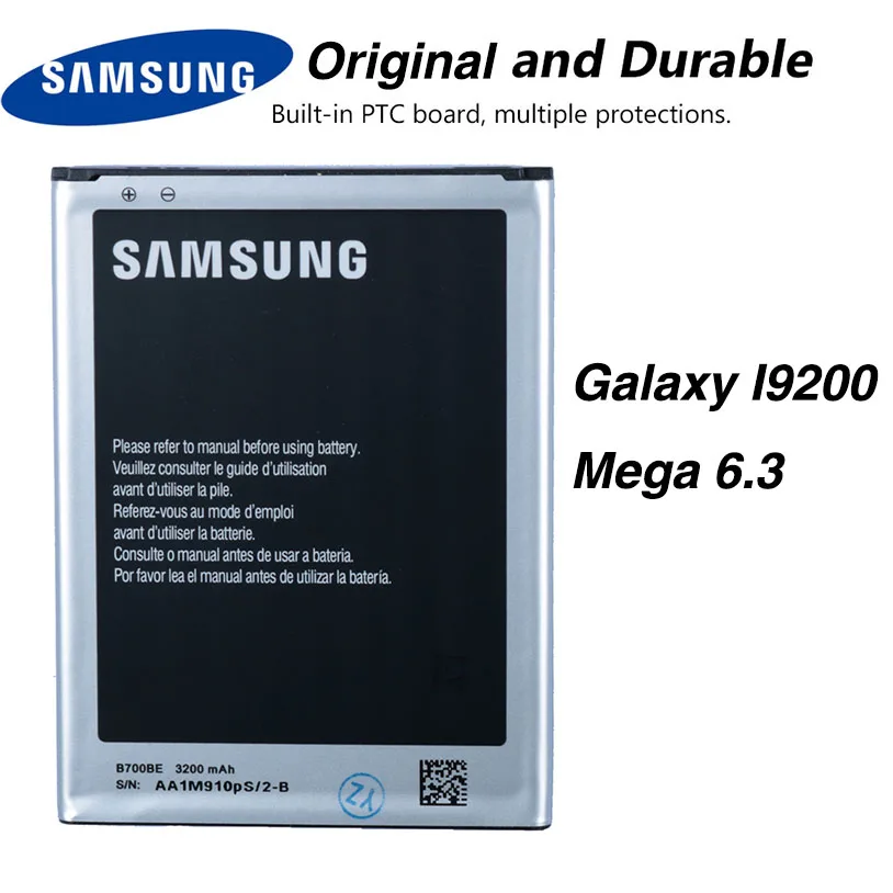 

Original Samsung High Quality B700BC Battery For Samsung Galaxy I9200 Galaxy Mega 6.3 3200mAh