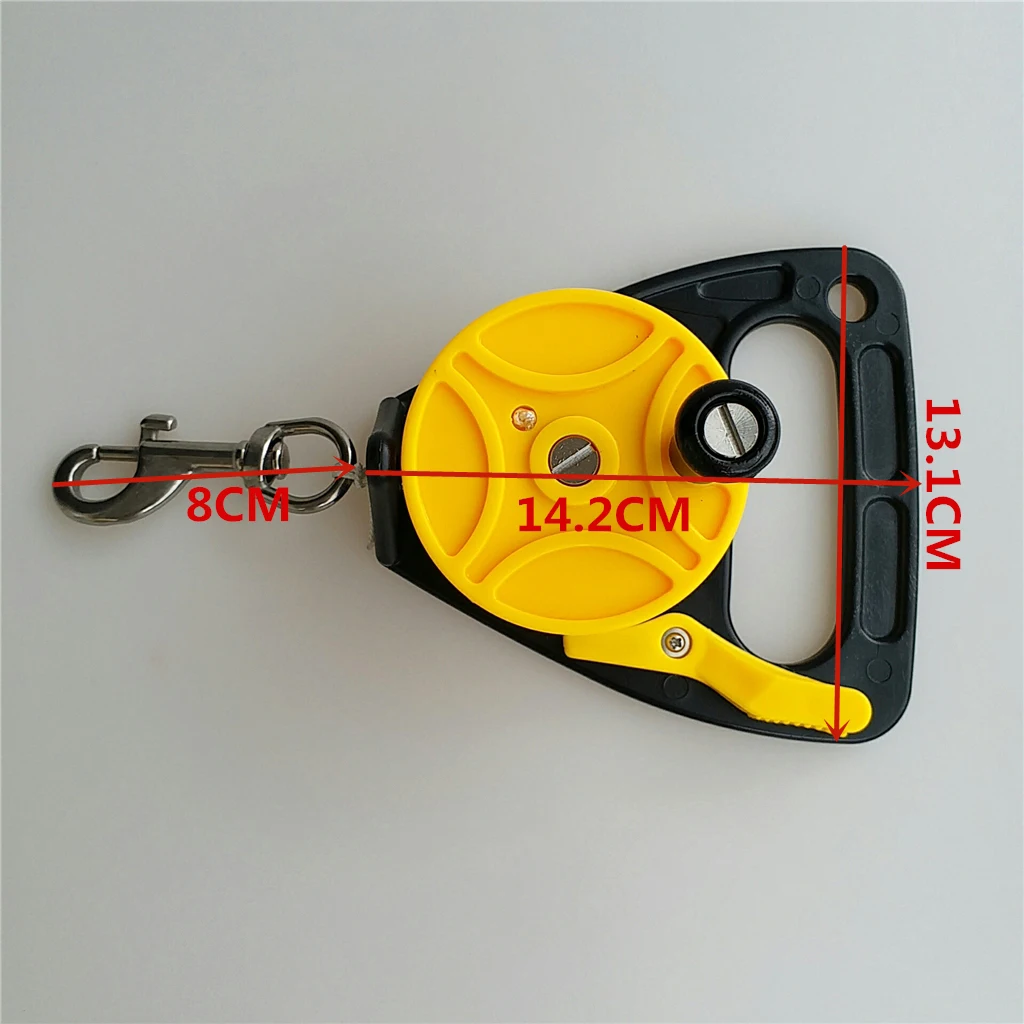 Премиум подводное погружение Diver катушка каяк якорь Прикрепленный с линией, фиксатор большого пальца
