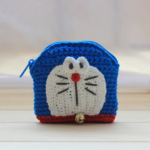 blue cat Детский милый клатч с желтыми яйцами, ручная работа, вязаная маленькая сумка через плечо, креативная вязаная детская сумочка в форме цыпленка - Цвет: blue cat
