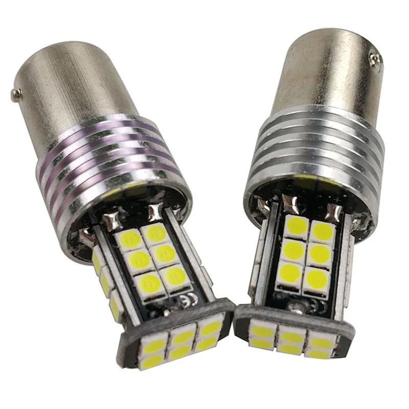 2 шт. светодиодные лампы T20 1156 1157 24SMD 3030 WY21W W21/5W W21W | Автомобили и мотоциклы