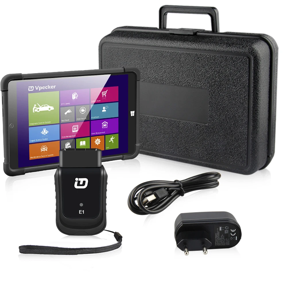 2020 Vpecker Easydiag OBD2 Wifi V12.0 новейший OBD 2 Автомобильный сканер + 8 дюймов Windows 10 планшет ODB