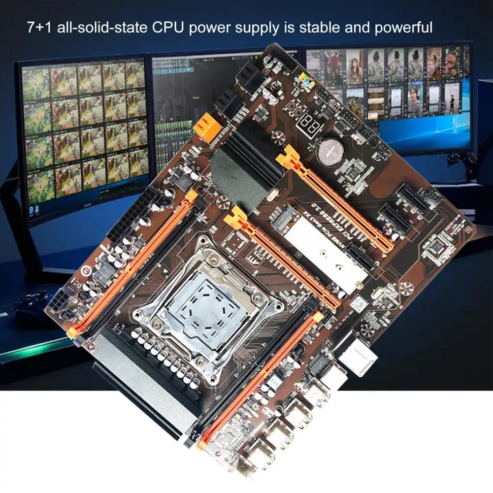 Placa-mãe Útil Lga 20113 m. Computador Mainboard X99 Lga 2011-3 Ddr4 Placa-mãe de Alta Eficiência Placa-mãe para notebook - Imagem 4