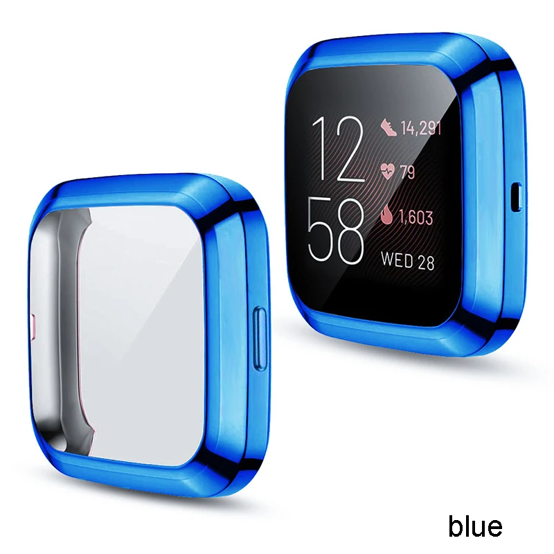 10 цветов полное покрытие для Fitbit Versa 2 защитный чехол для экрана Защитная крышка для Fitbit Versa 2 Аксессуары для часов