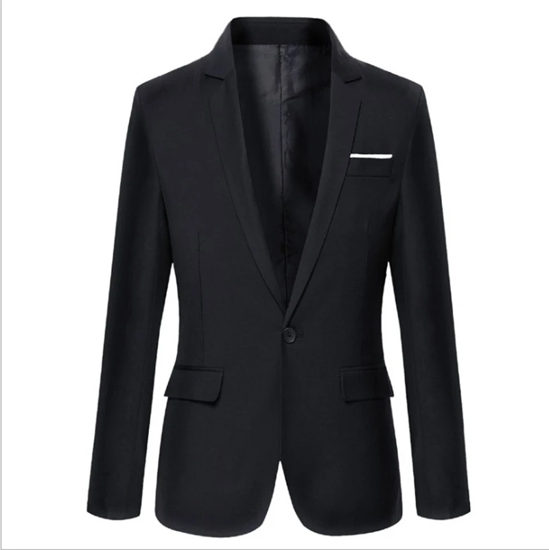 Men's Jacket Masculino Blazers Men's Suit Jackets Hombre Solid Slim Fit Groom's Clothes Smart Casual Mens Clothes MOOWNUC Men's Jacket Masculino Blazers Men's Suit Jackets Hombre Solid Slim Fit Groom's Clothes Smart Casual Mens Clothes MOOWNUC