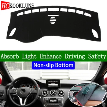 

For Meredes-Benz A CLASS A180 A260 2013-2018 Non-slip Bottom Dashboard Cover Car Decals Car Stickers Interior Car Accessories