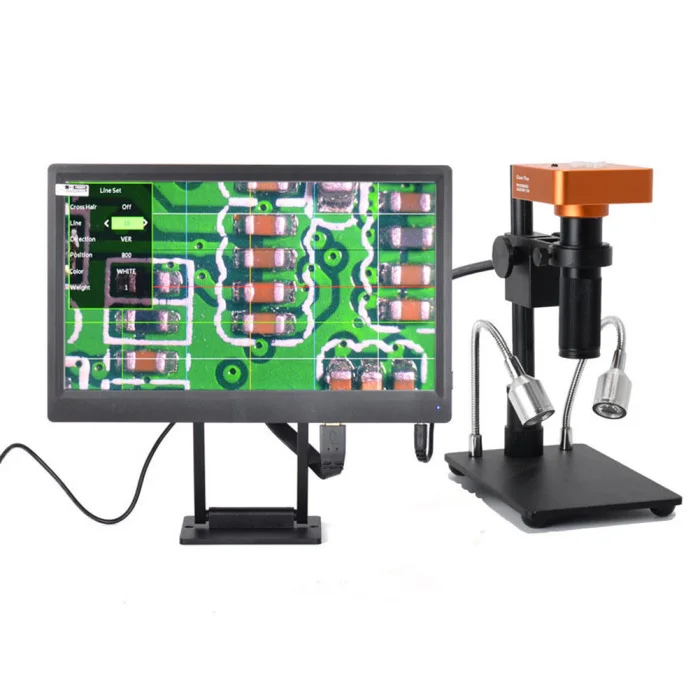 34MP HDMI USB Industrial Microscope Camera High Definition Digital Magnifier Lens for Cameras Phone Repair-M25