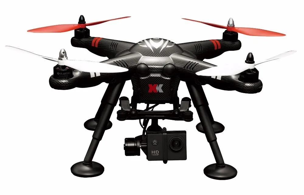 GOPRO 1080P Camera WLtoys XK X380-C 2,4 ГГц 4CH gps 5,8G FPV RC Безголовый режим топ-уровень конфигурация Квадрокоптер helicopter RC вертолет - Цвет: GOPRO 1080P Camera