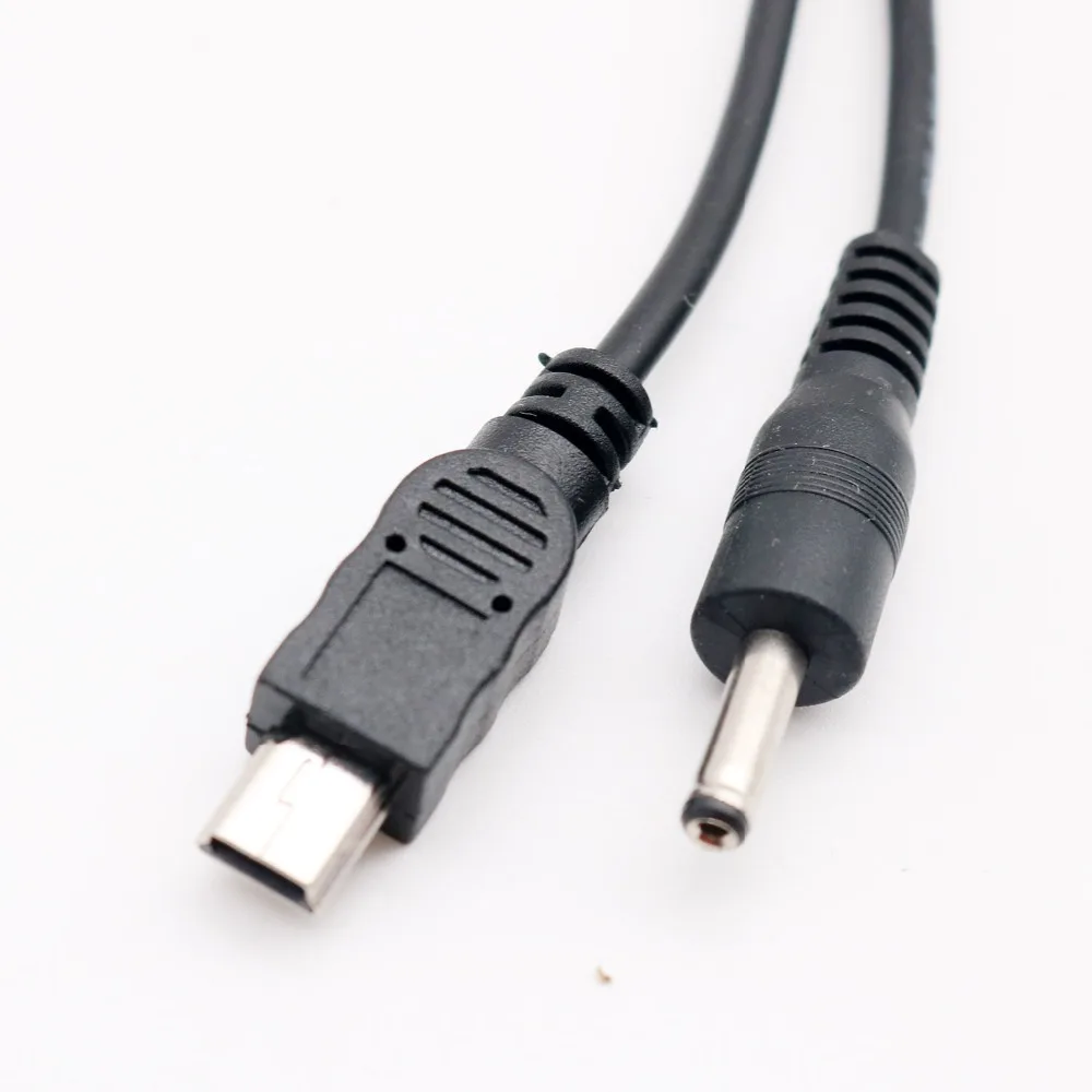 1 шт. Mini USB 5-контактное гнездо для Mini USB 5 Pin типа «папа»+ DC 3,5 мм x 1,35 мм сплиттер папа-папа кабель для gps навигации