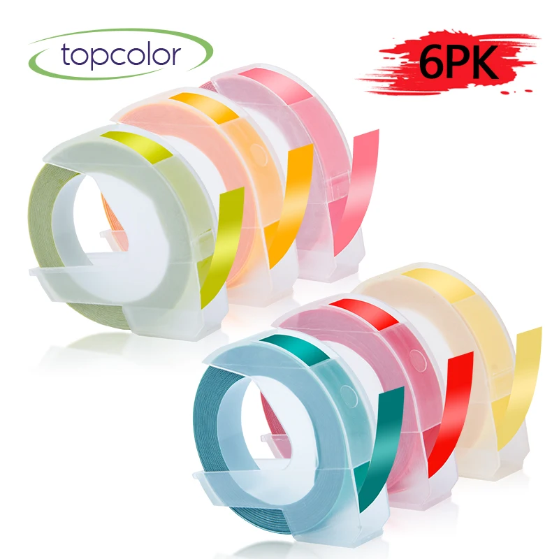 LCDM-3D-9MM-6PK-(PK+OG+YL+LY+RD+LG)