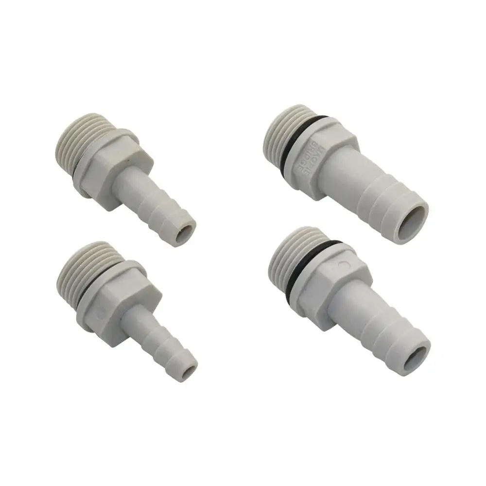 3/8BSP Male Thread Straight Pneumatic Fittings 14mm Tube Dia Quick Coupler 