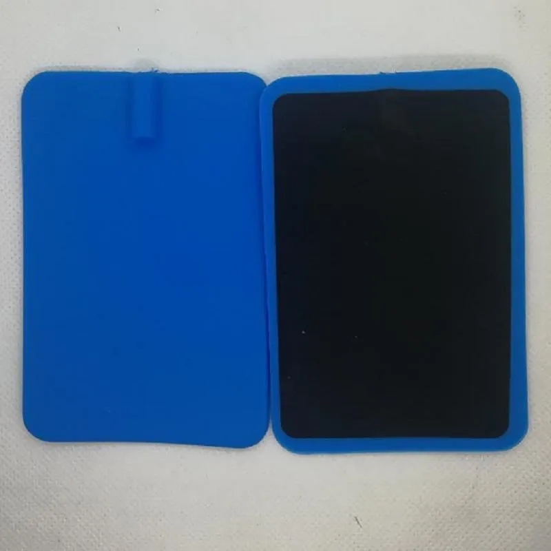 20PCS / 2pcs 7*11cm EMS/TENS Reusable Replacement rectangular Rubber Pads-Carbon Flex Electrodes pad (large) for Microcurrent