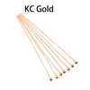 200pcs/lot Length 16 20 25 30 35 40 50 mm Gold Metal Ball Head Pins For Diy Jewelry Making Findings Head pins  Dia 0.5mm ► Photo 3/6