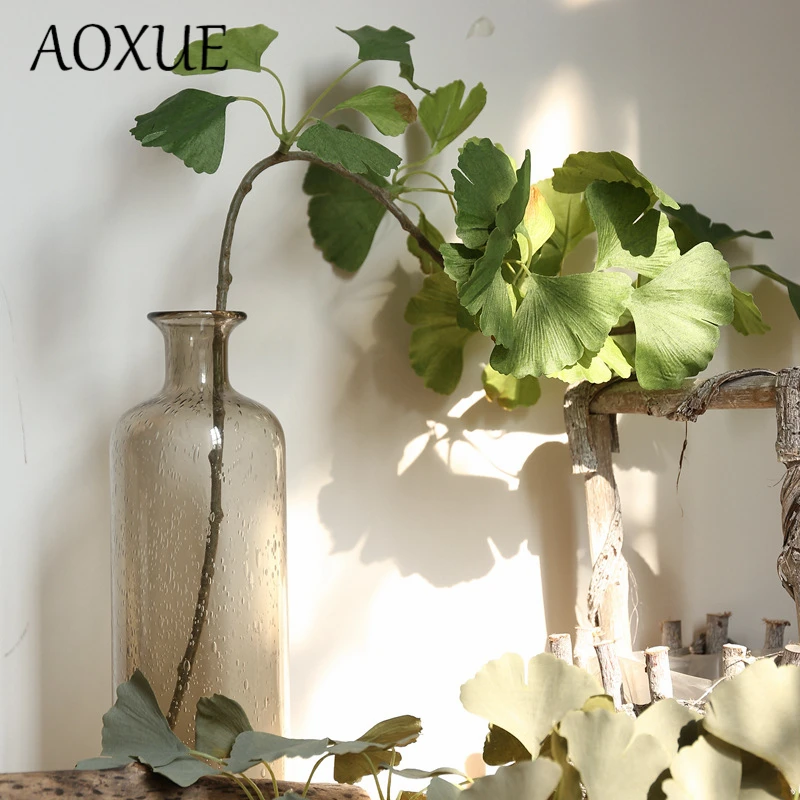Листья гинкго AOXUE INS wind 75 см искусственный цветок украшение для дома и гостиной